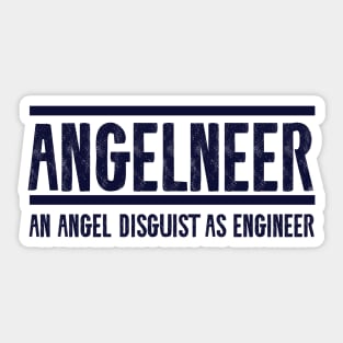 Funny Engineering Jokes - Angelneer Sticker